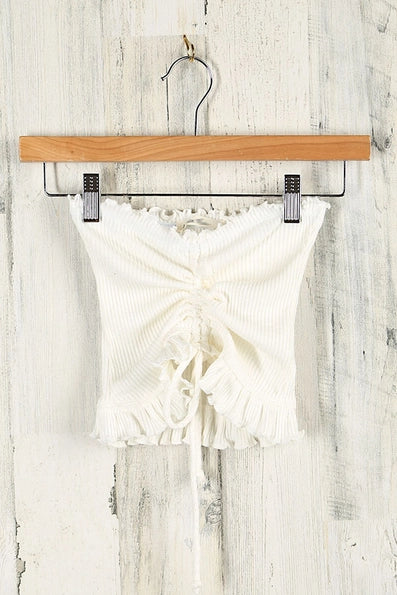Drawstring Tube Top