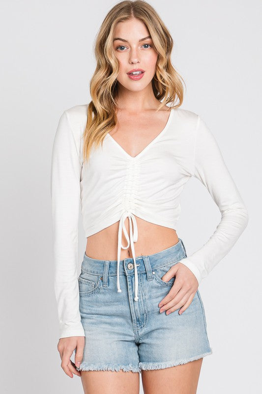 Modal Tie Crop Top