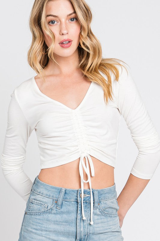Modal Tie Crop Top