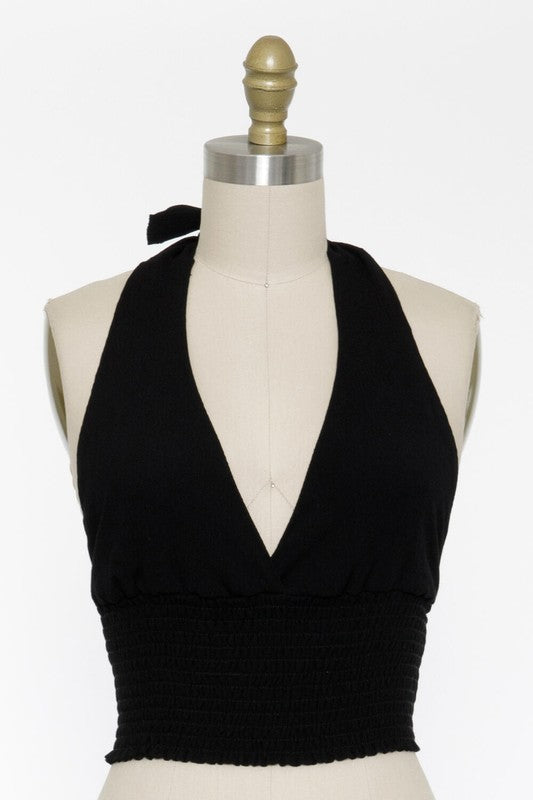 Halter Neck Crop Top