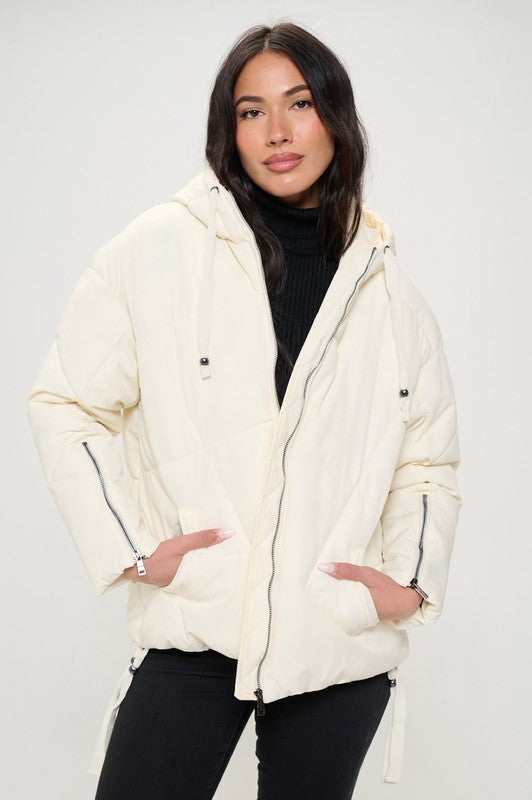 Hoodie Puffer Jacket