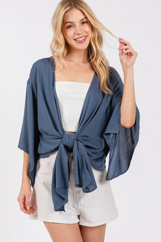 Linen Kimono Cardigan