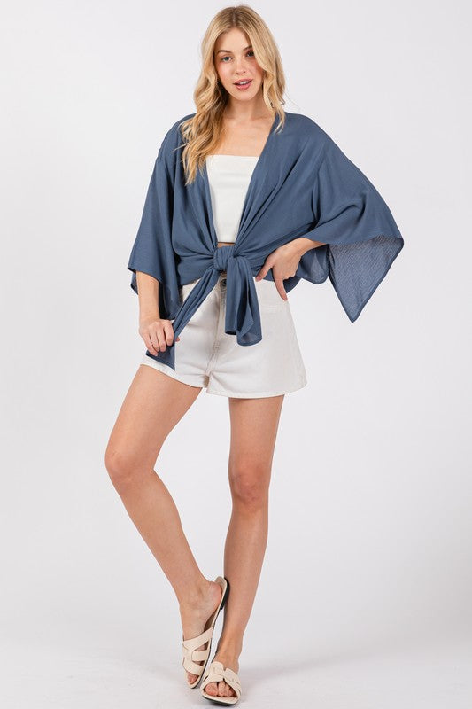 Linen Kimono Cardigan