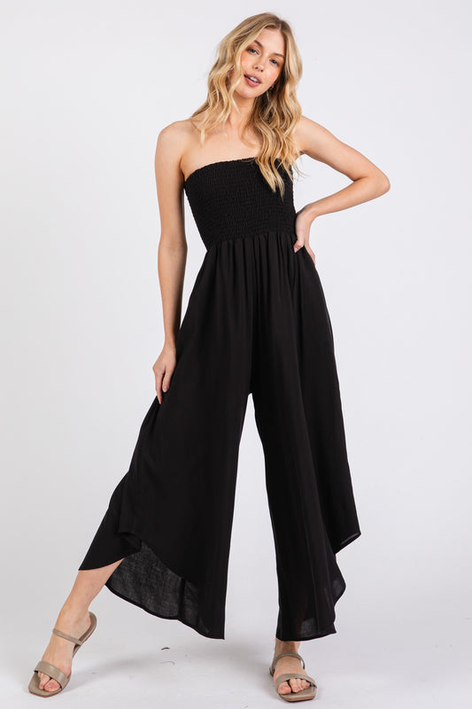 Smocked Jumpsuit