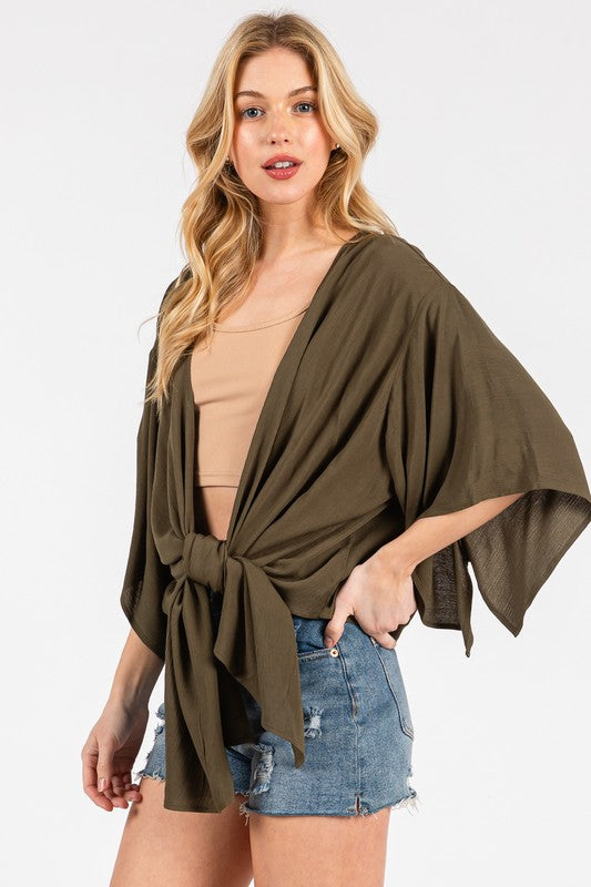 Linen Kimono Cardigan