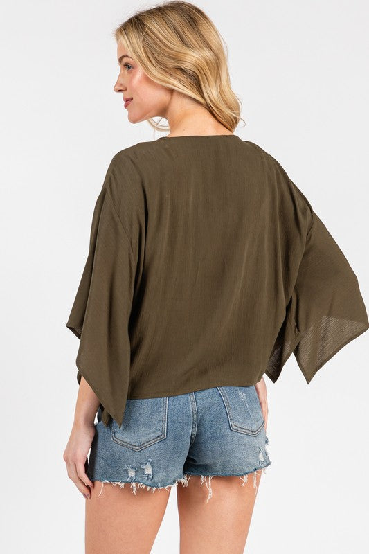 Linen Kimono Cardigan