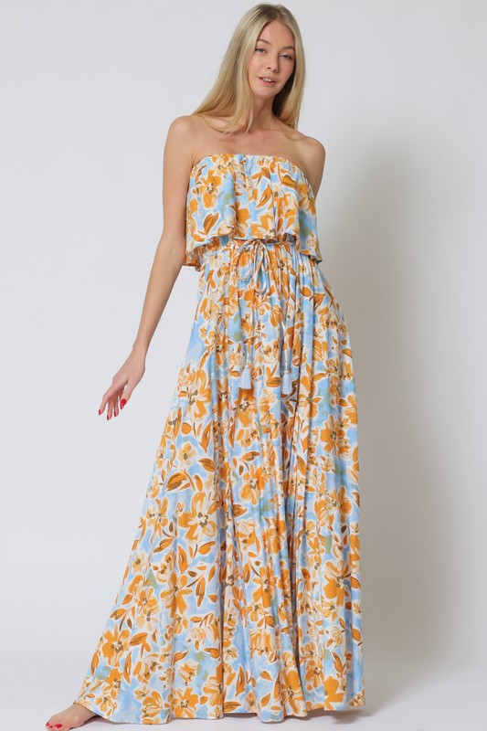 Blossom Belted Maxi