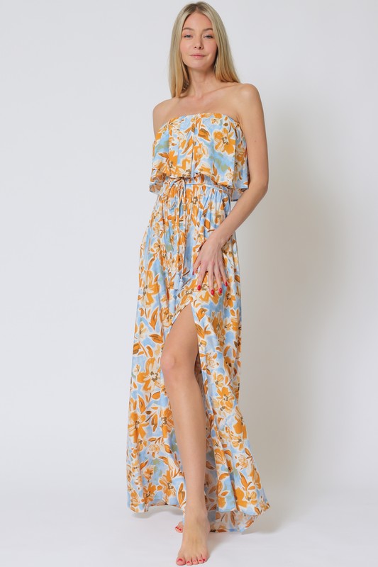 Blossom Belted Maxi