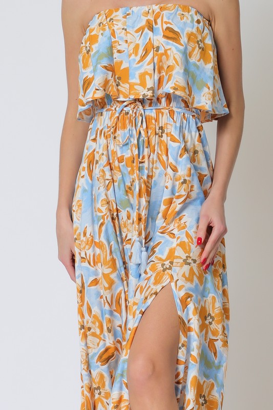 Blossom Belted Maxi