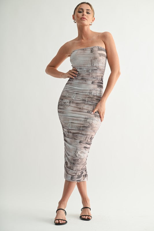 Mesh Midi dress