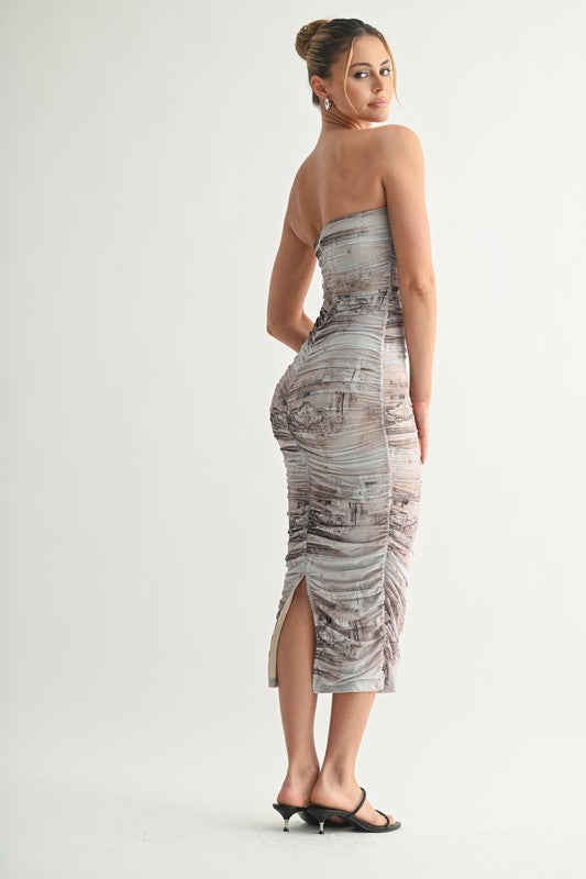 Mesh Midi dress