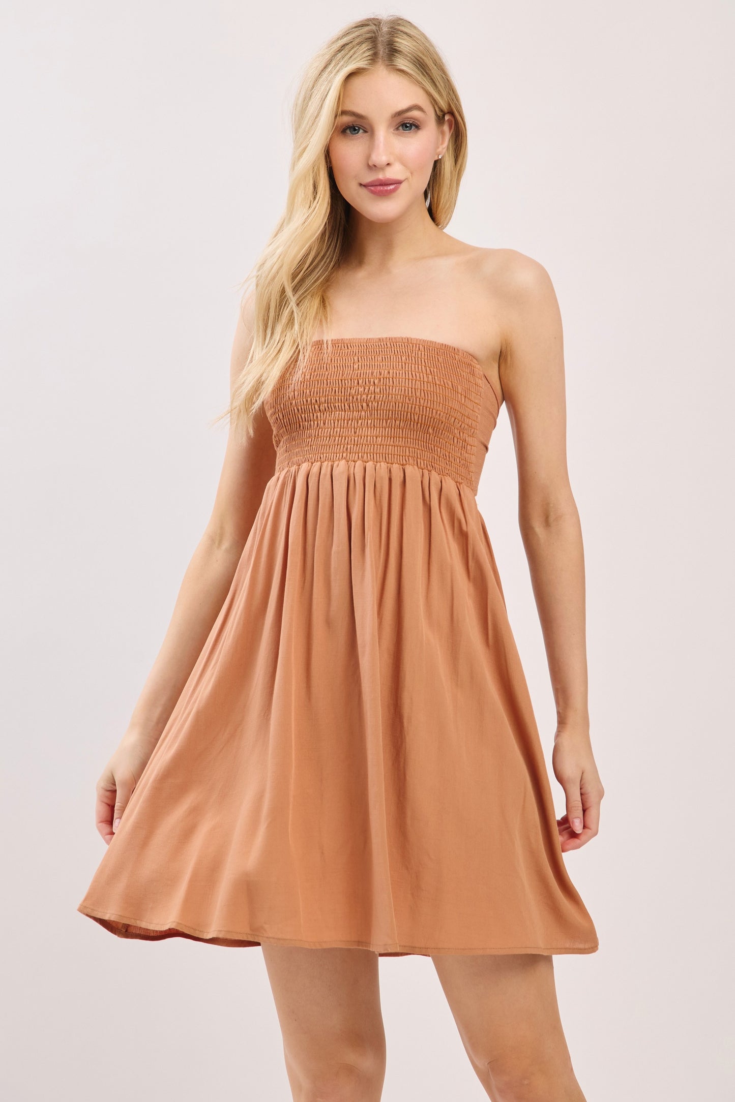 Tie-Back Mini Dress