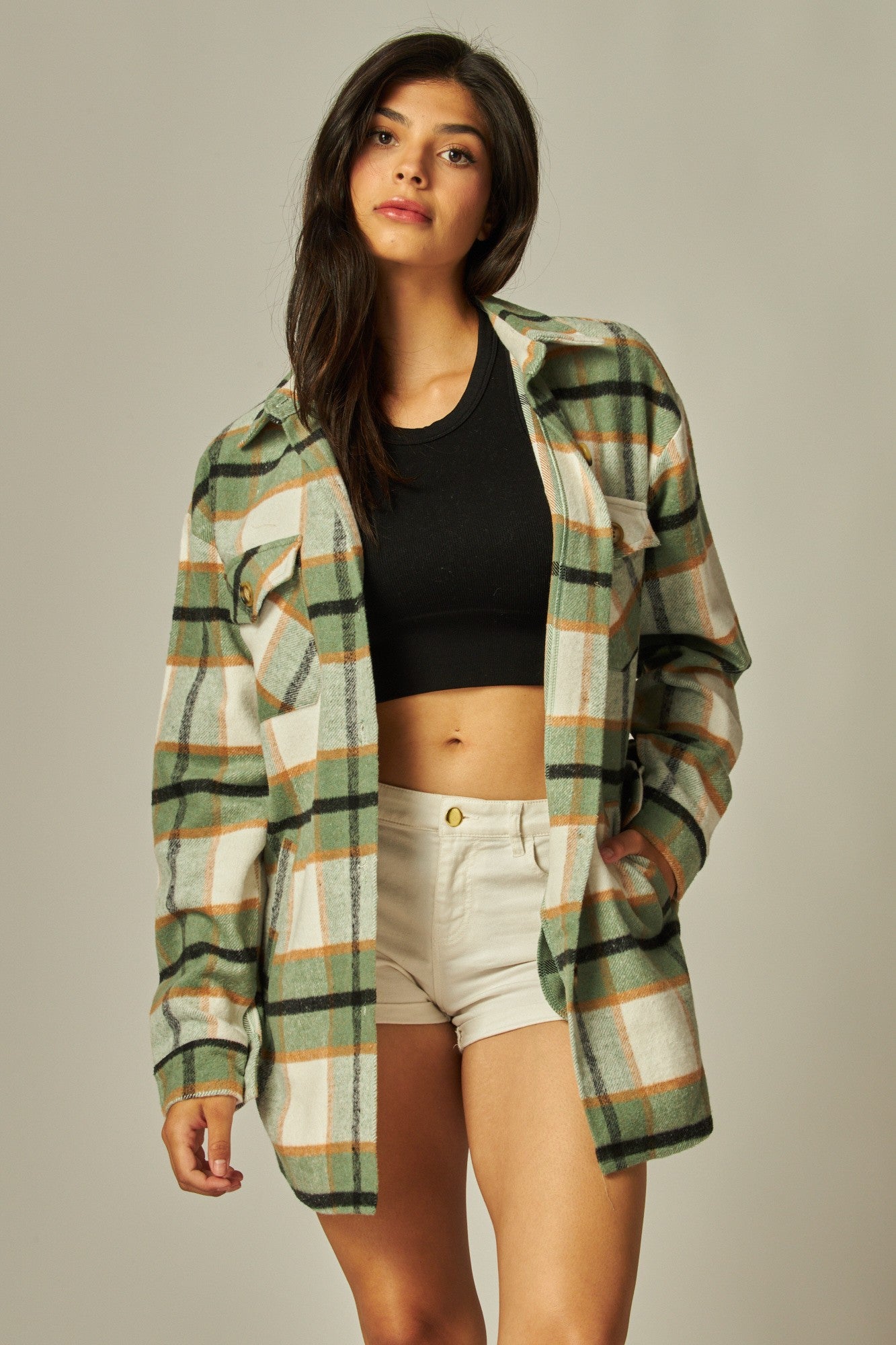 Oversized Flannel Shacket