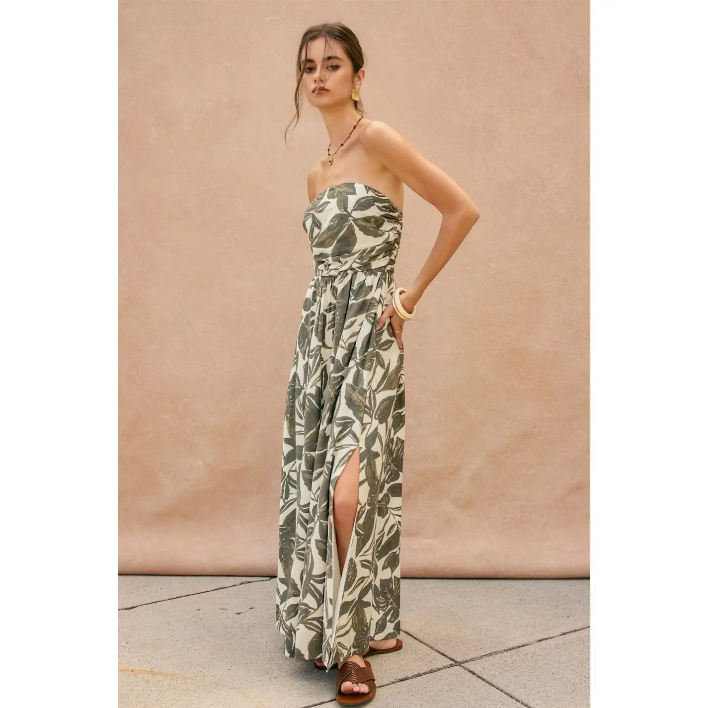 Swaying Palms Maxi Dress