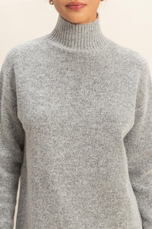 Turtleneck Sweater Dress