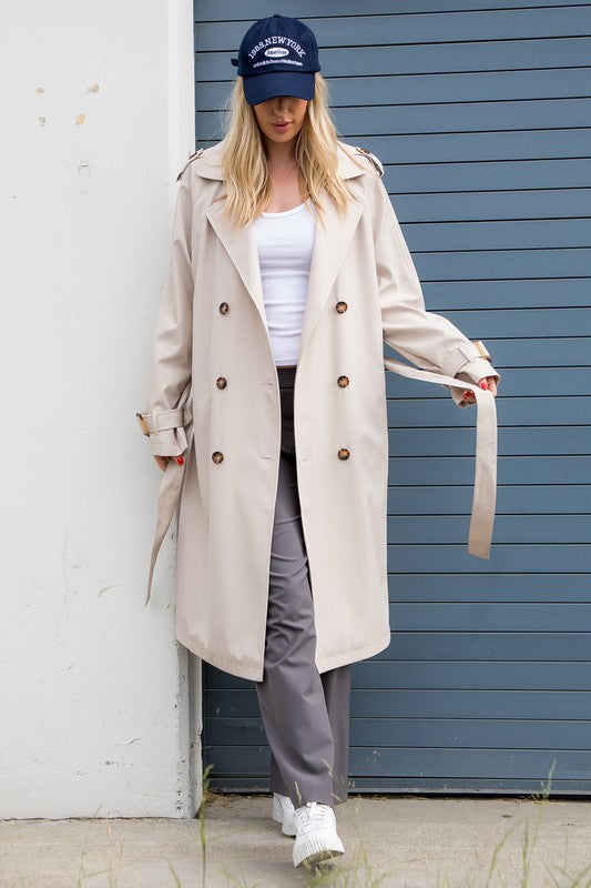 Double Breasted Trench Coat