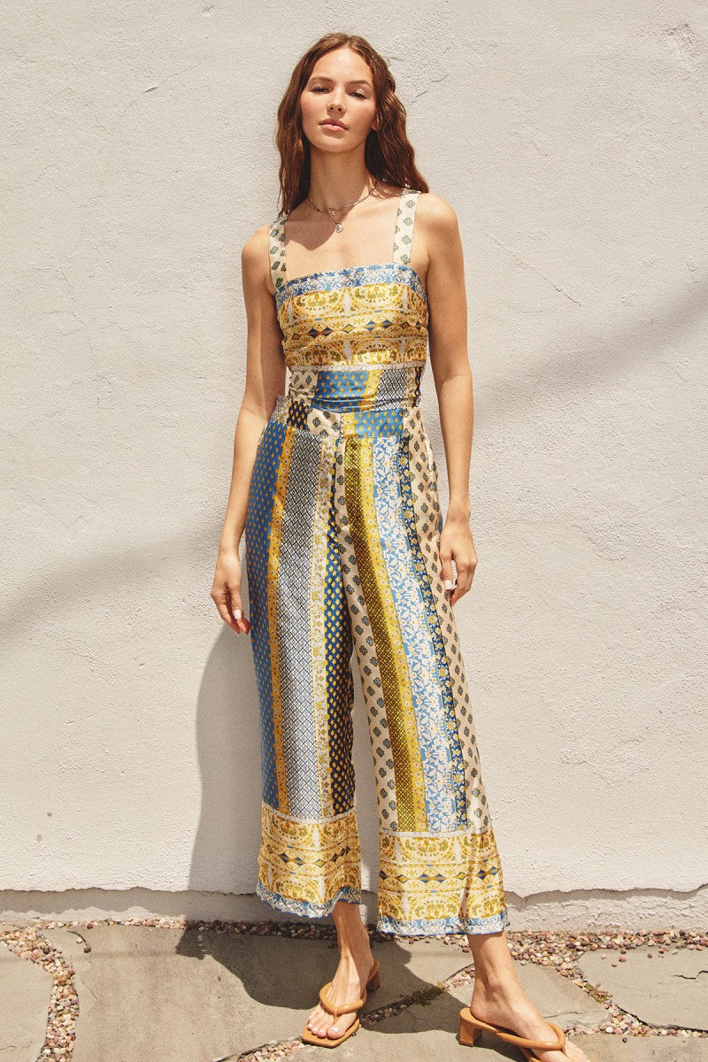 Silk Patterned Pants