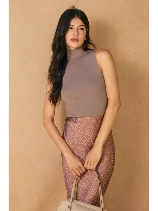 Turtleneck Knit Bodysuit