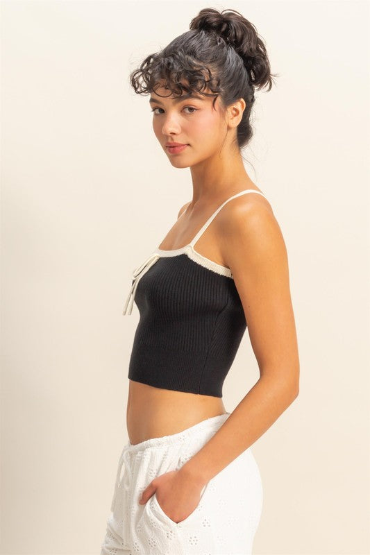 Square Neck Knit Top