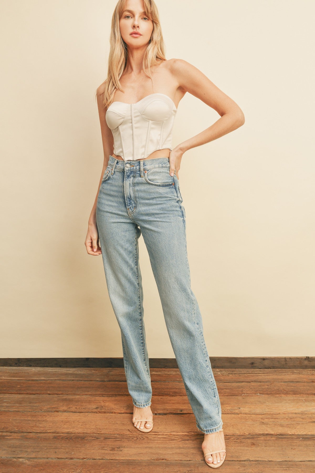 Satin Sweetheart Top