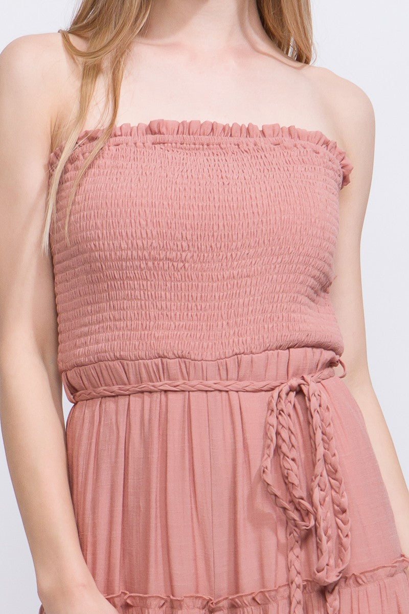French Rivera Ruffled Jumpsuit