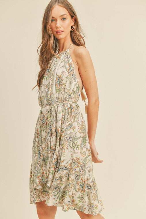 Halter Neck Mini Dress