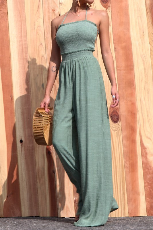 Tanner Wide Leg Jumpsuit