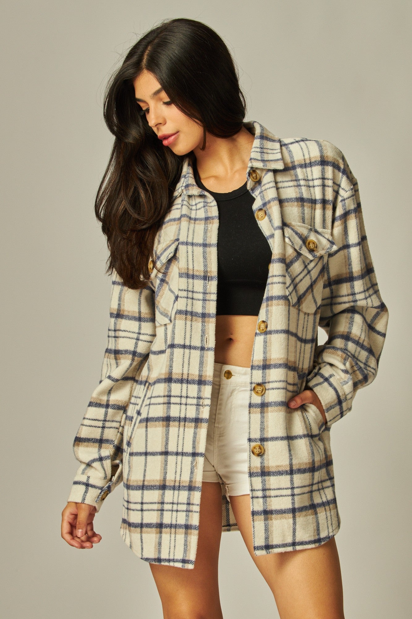 Oversized Flannel Shacket