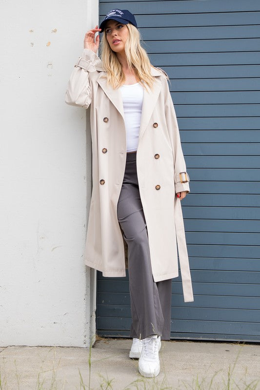 Double Breasted Trench Coat