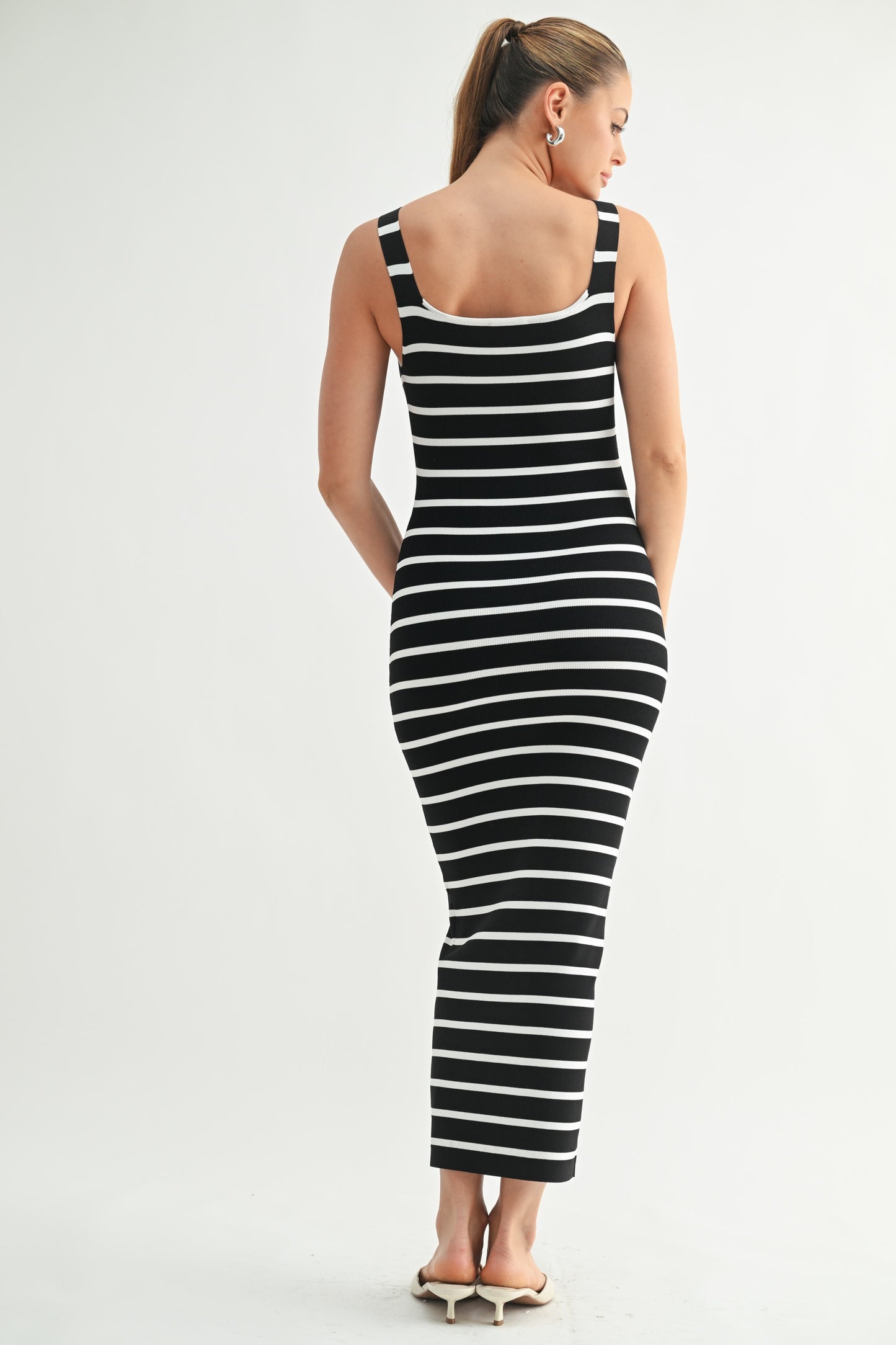 Striped Bodycon Dress