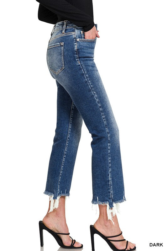 Kick Crop Flare Denim Jeans