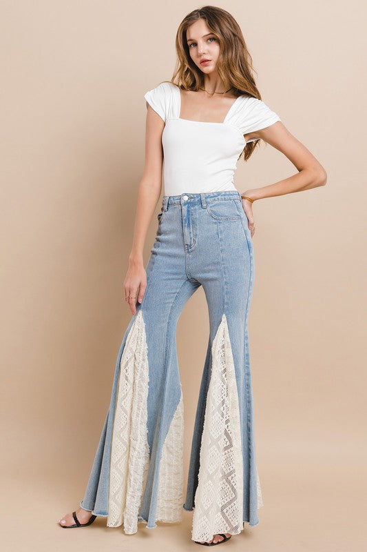 Lace Detailed Jeans