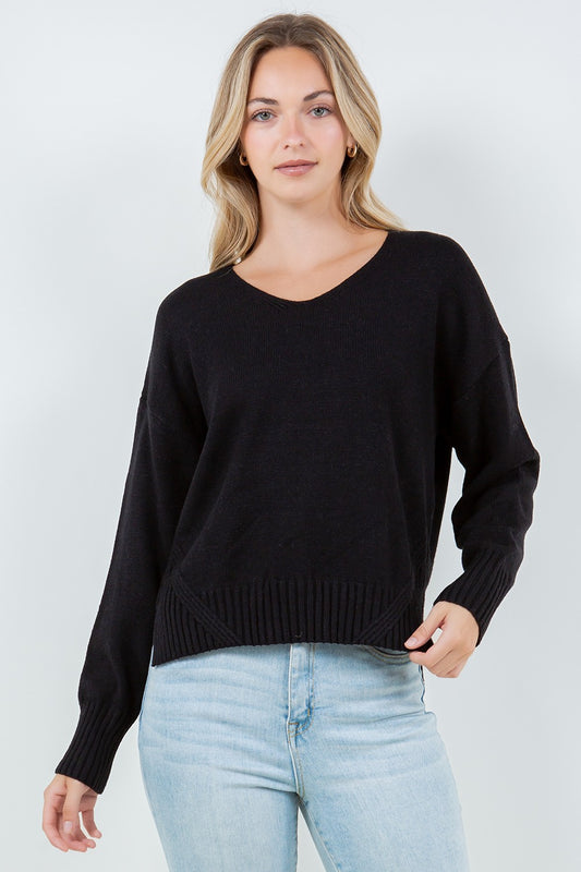 Basic V-Neck Sweater