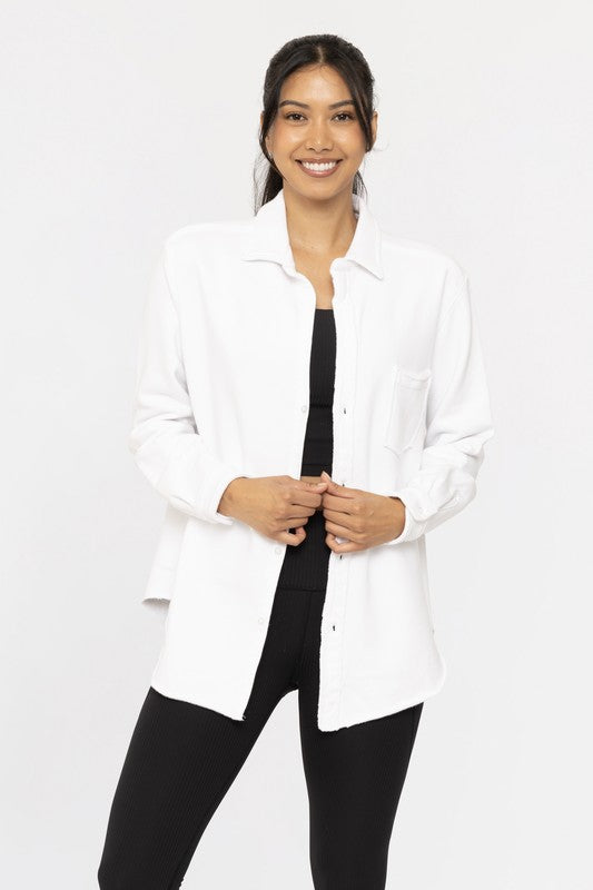 Button Down Shacket