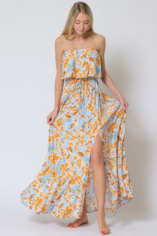 Blossom Belted Maxi