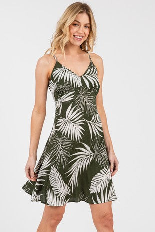Palm Mini Dress