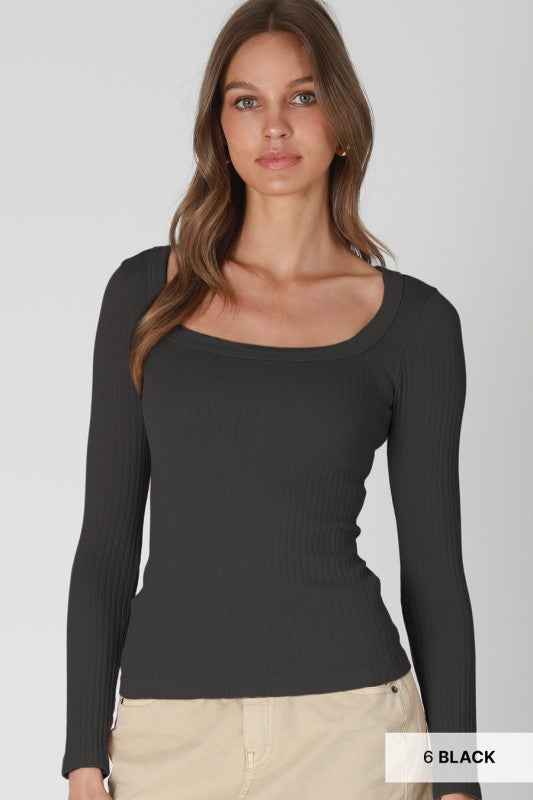 Ribbed Long Sleeve