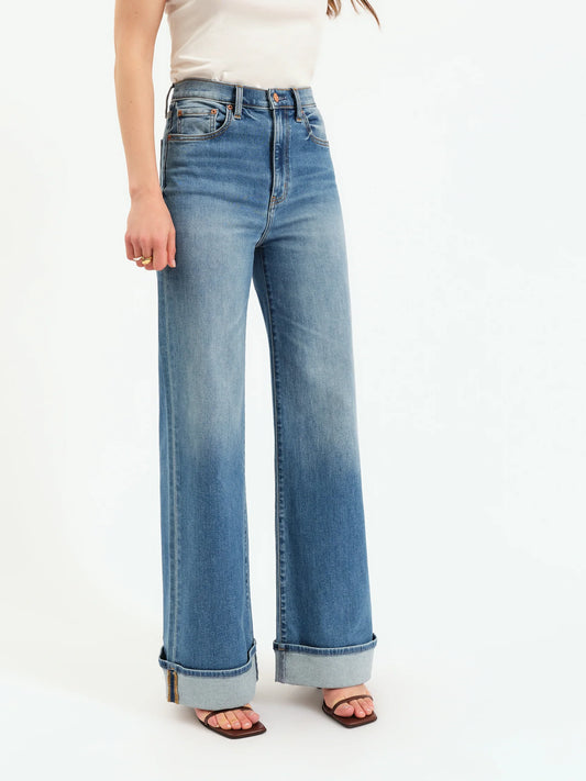 High Rise Cuffed Jean