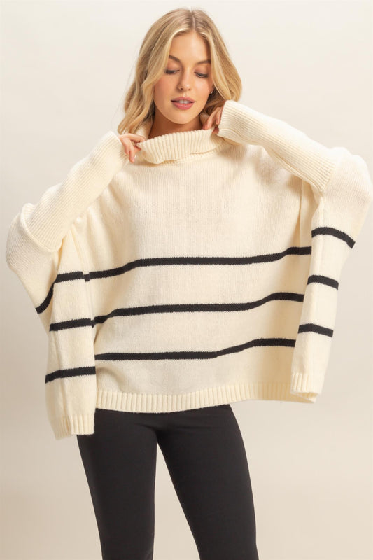 Striped Turtleneck