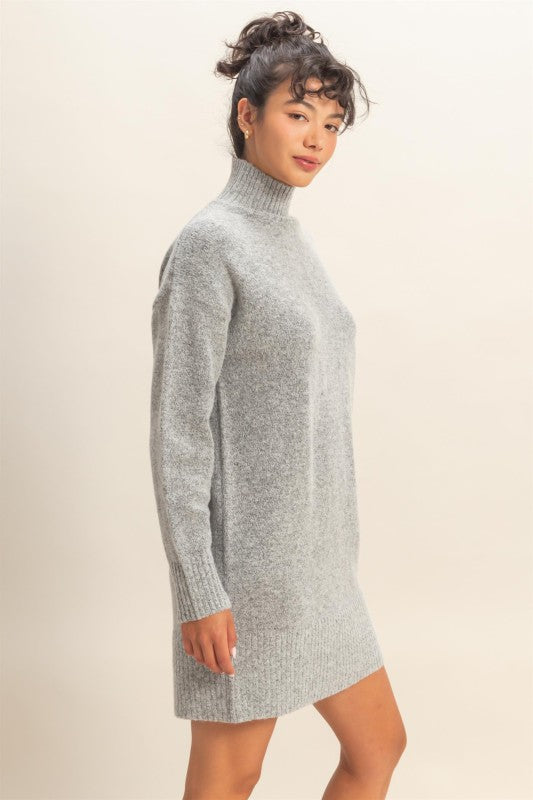 Turtleneck Sweater Dress
