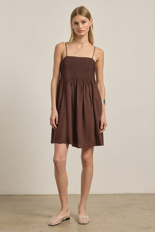 Smocked Bodice Cami Mini Dress