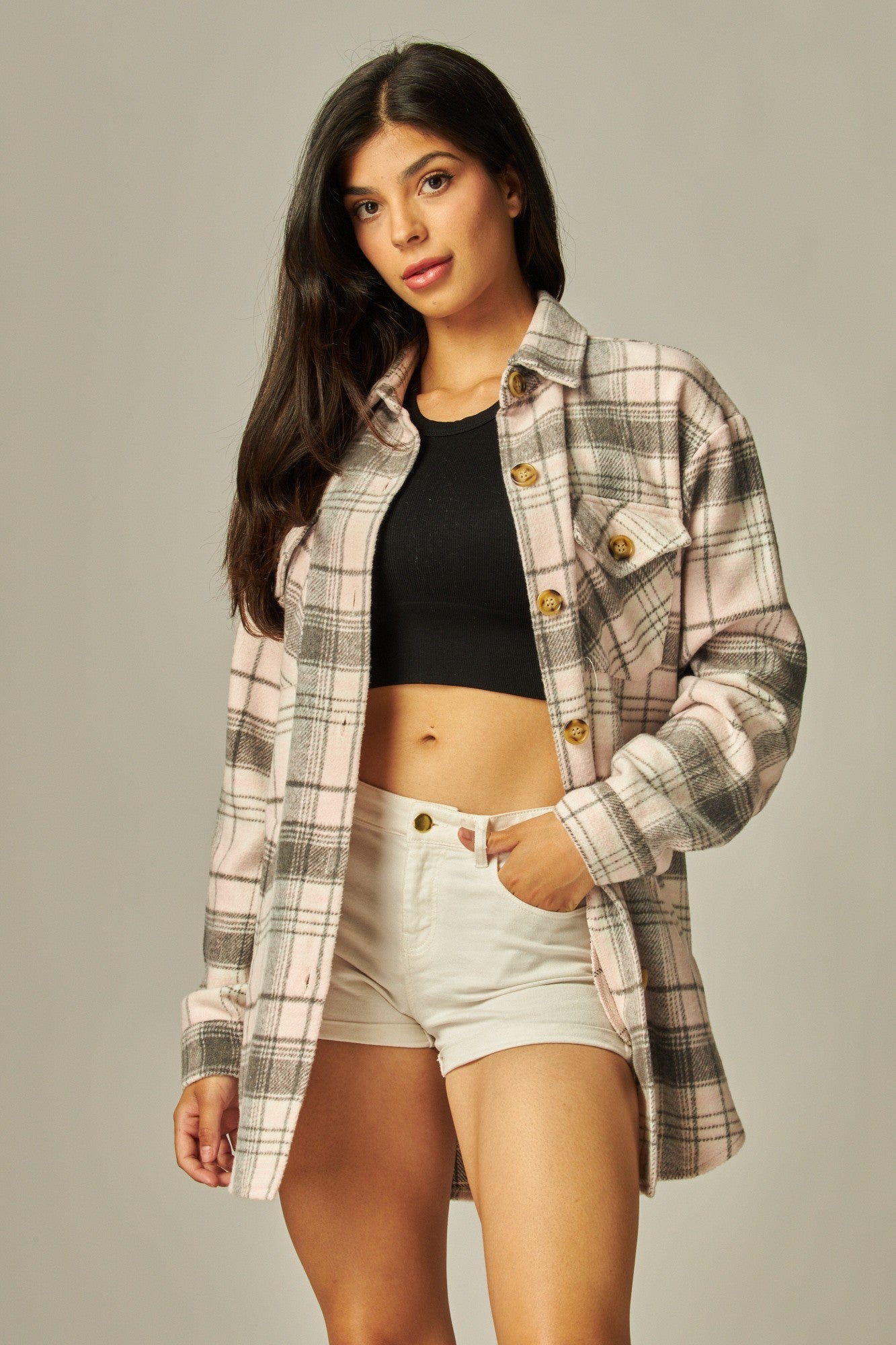 Oversized Flannel Shacket
