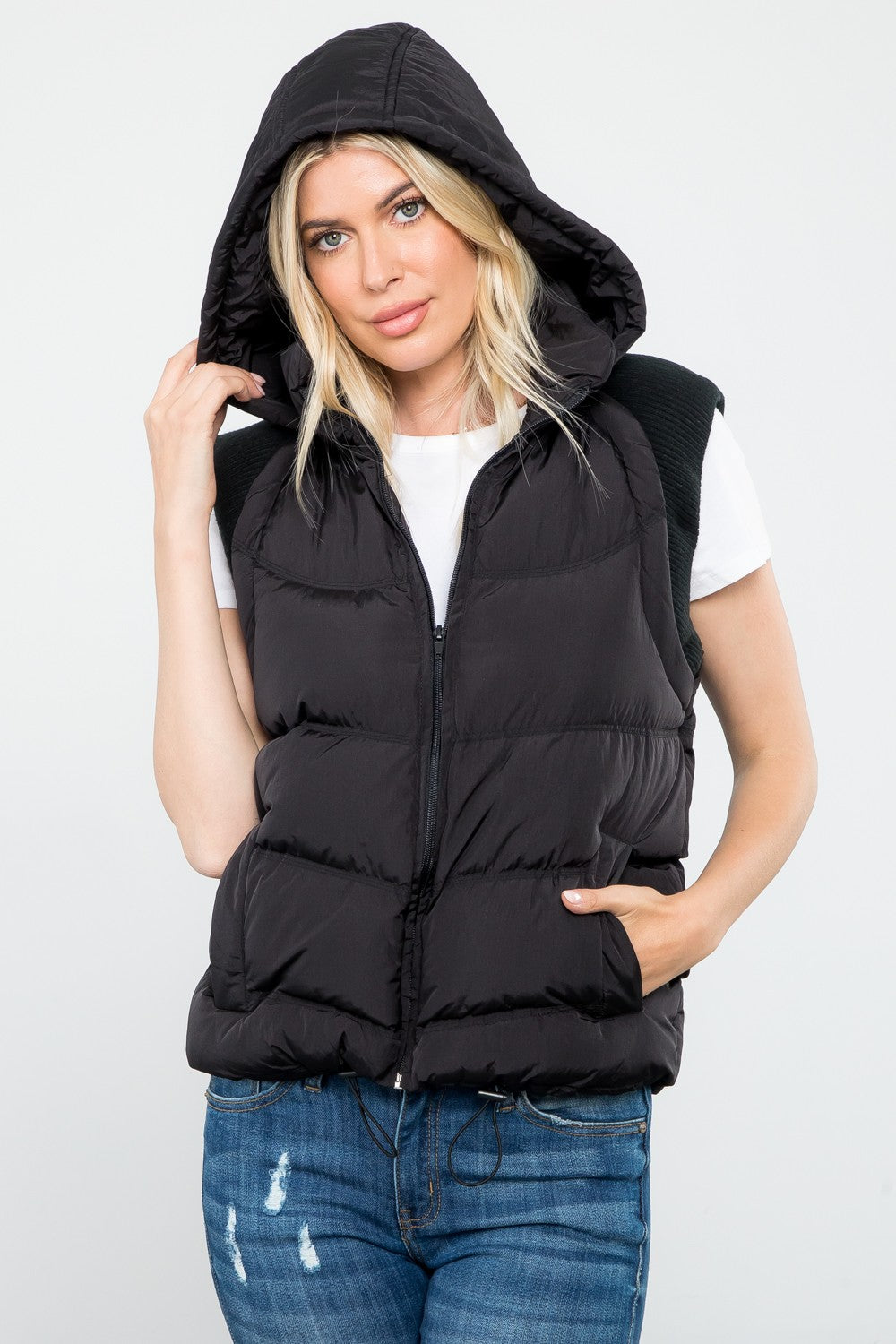 Hooded Puffer Vest