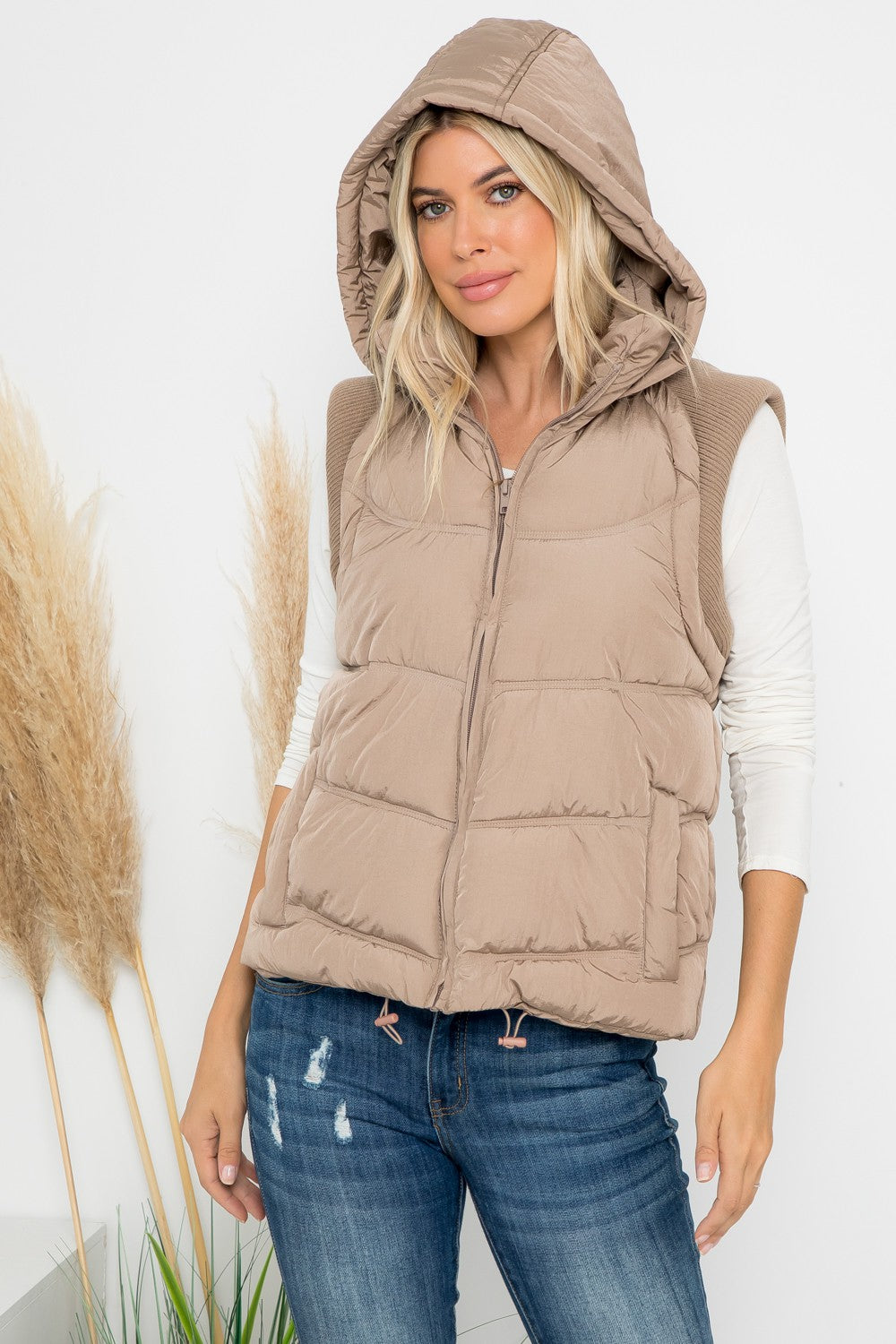 Hooded Puffer Vest