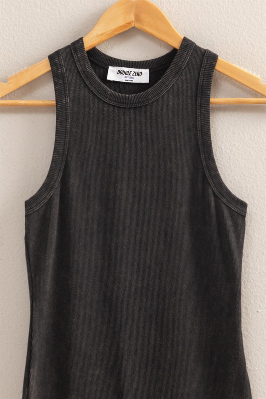 Acid Wash Mini Dress