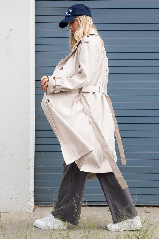 Double Breasted Trench Coat