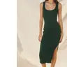 Square Neck Midi Dress