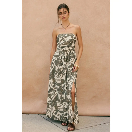 Swaying Palms Maxi Dress