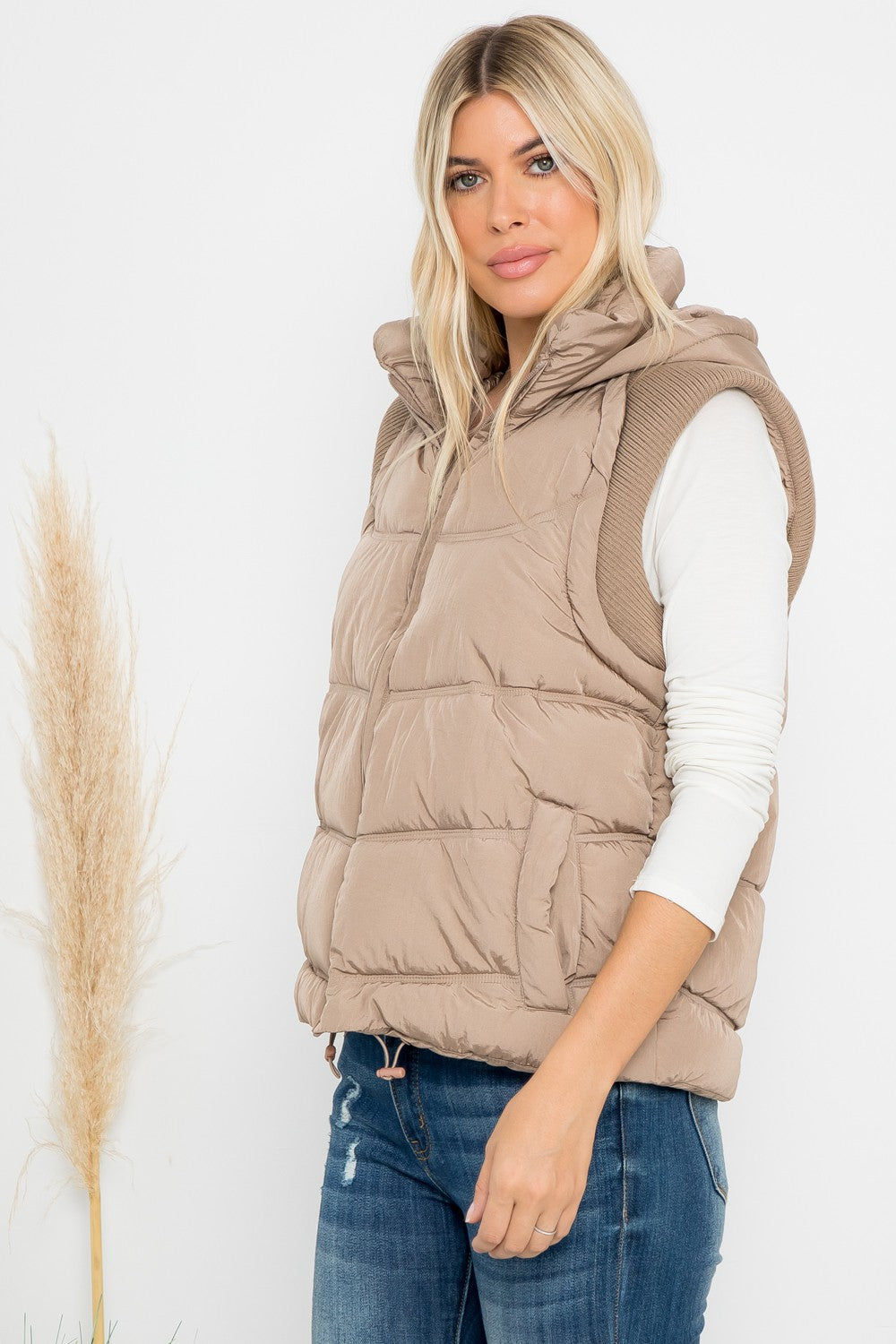 Hooded Puffer Vest