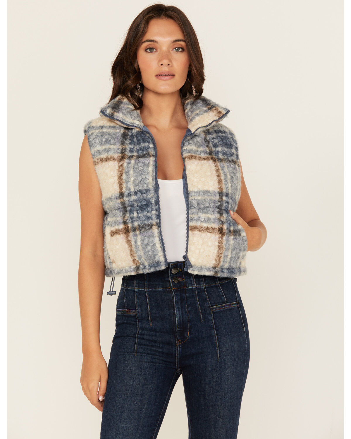 Crop Puffer Vest
